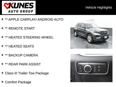 Used 2020 Ford Explorer XLT w/ Comfort Package AWD/4WD image 2