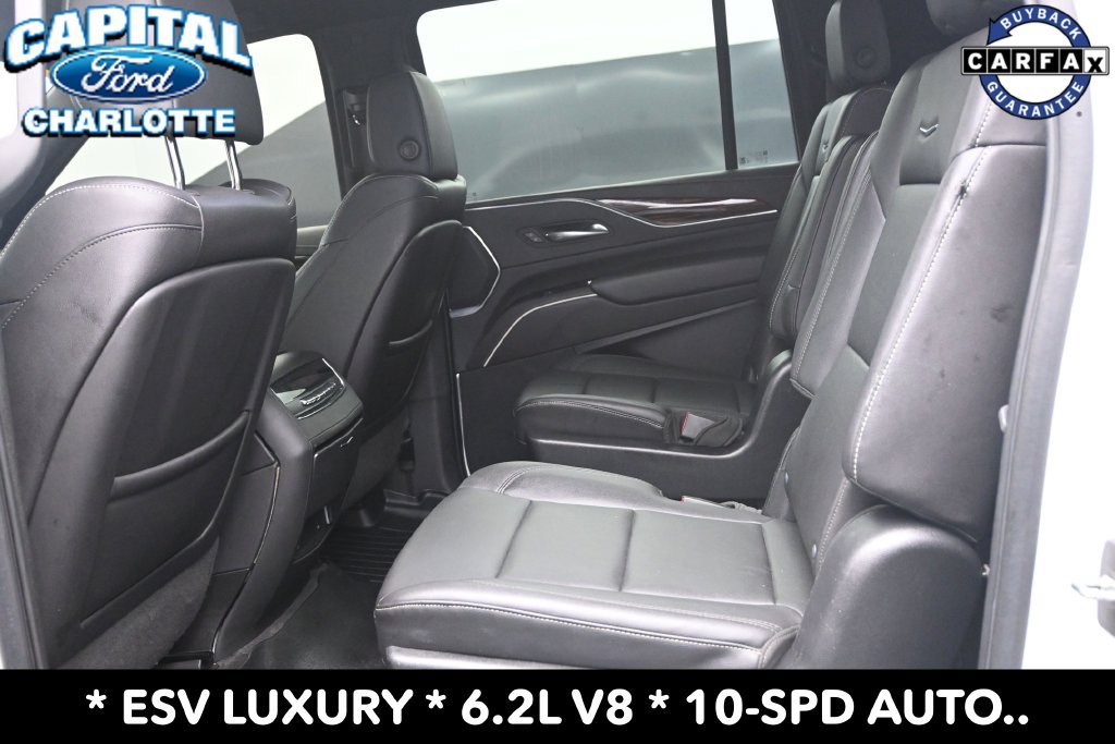 Used 2022 Cadillac Escalade ESV Luxury w/ LPO, Floor Liner Package AWD/4WD image 10