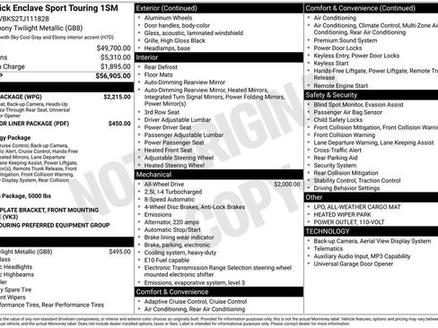 Used 2026 Buick Enclave Sport Touring w/ Power Package image 7