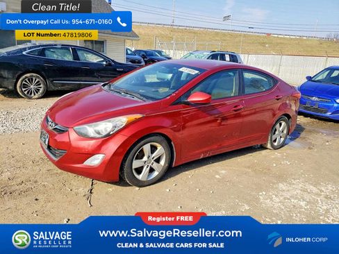 Used 2012 Hyundai Elantra Sedan image 1