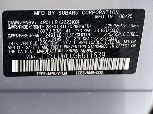 New 2025 Subaru Forester Limited image 20