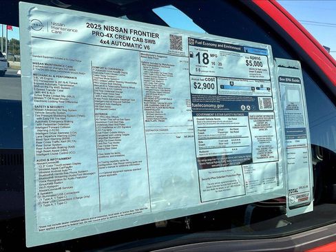 New 2025 Nissan Frontier PRO-4X w/ Pro Convenience Package image 14