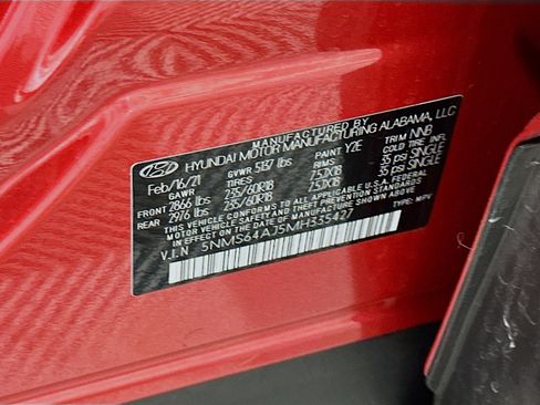 Certified 2021 Hyundai Santa Fe SEL w/ Convenience Package image 31