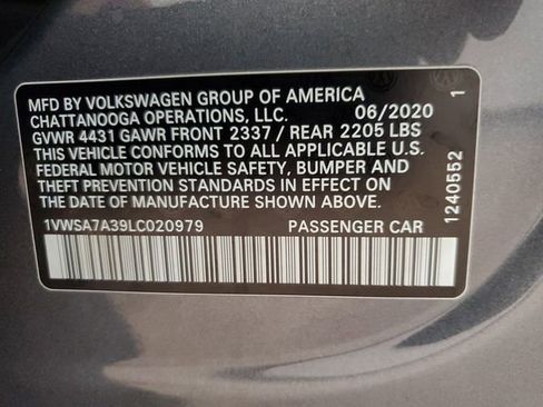 Used 2020 Volkswagen Passat 2.0T SE image 31