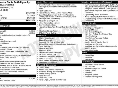 Used 2023 Hyundai Santa Fe Calligraphy image 2
