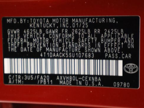 Certified 2025 Toyota Camry LE image 17