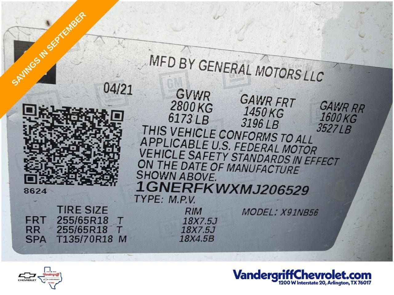 Used 2021 Chevrolet Traverse LS FWD image 12