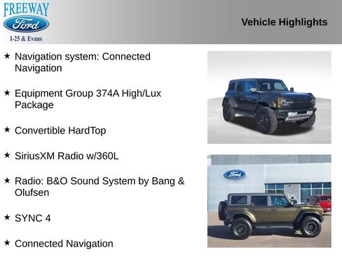 Used 2024 Ford Bronco Raptor w/ Interior Carbon Fiber Pack 6 image 2