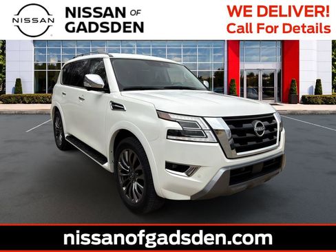 Used 2024 Nissan Armada Platinum w/ Captain's Chairs Package image 1