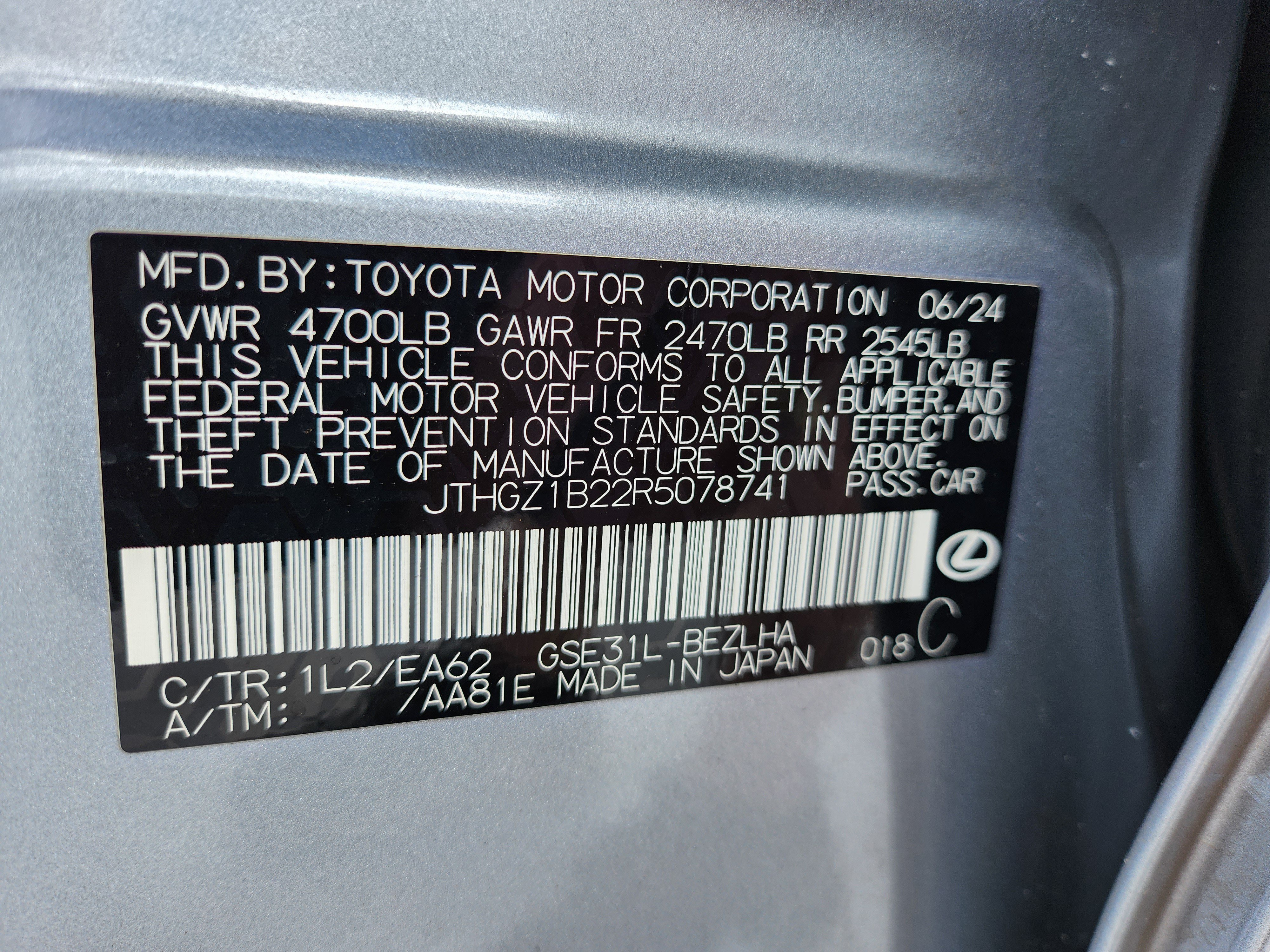 Used 2024 Lexus IS 350 F Sport w/ Navigation Package RWD image 29