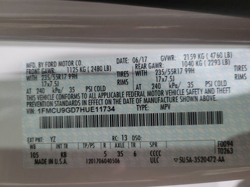 Used 2017 Ford Escape SE w/ Equipment Group 201A image 33