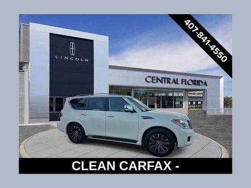 Used 2019 Nissan Armada Platinum w/ Captain's Chairs Package AWD/4WD image 1