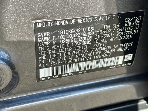 Certified 2023 Honda HR-V LX image 21