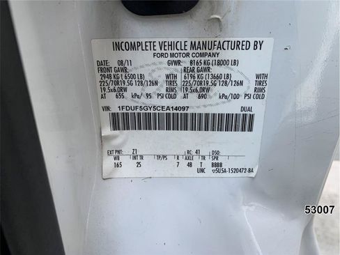 Used 2012 Ford F550 2WD Regular Cab Super Duty w/ PWR Equipment Group image 16