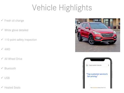 Used 2017 Hyundai Santa Fe Sport w/ 2.0T Ultimate Tech Package 05 image 6