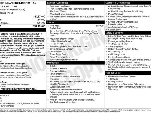 Used 2013 Buick LaCrosse Leather image 29