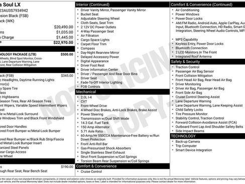 Used 2025 Kia Soul LX w/ LX Technology Package FWD image 4