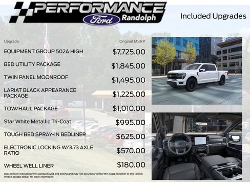 New 2025 Ford F150 Lariat w/ Equipment Group 502A High AWD/4WD image 4