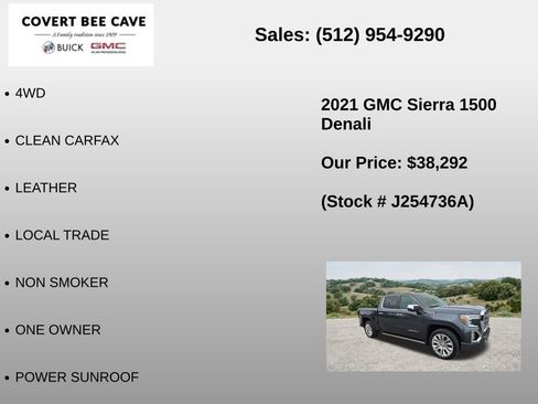 Used 2021 GMC Sierra 1500 Denali w/ Denali Ultimate Package AWD/4WD image 6