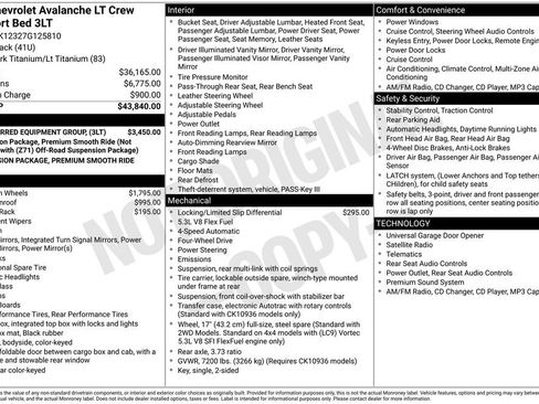 Used 2007 Chevrolet Avalanche LT w/ LT Preferred Equipment Group AWD/4WD image 5