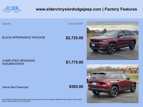 New 2025 Jeep Grand Cherokee Limited w/ Black Appearance Package image 4