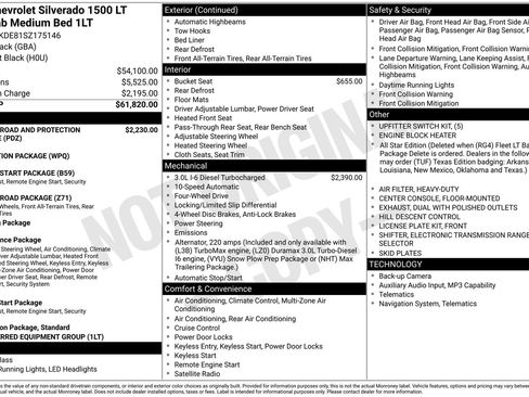 Certified 2025 Chevrolet Silverado 1500 LT AWD/4WD image 36