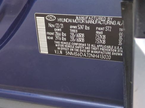 Used 2022 Hyundai Santa Fe SEL w/ Convenience Package image 33