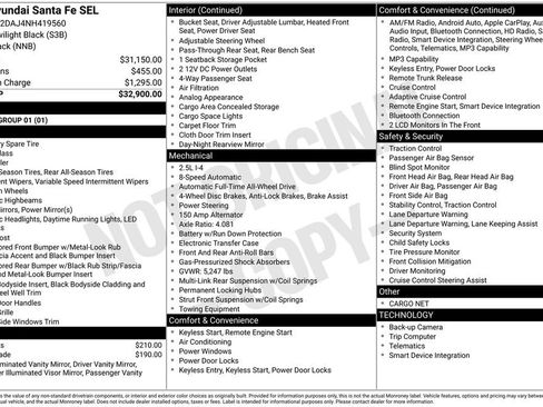 Used 2022 Hyundai Santa Fe SEL image 17