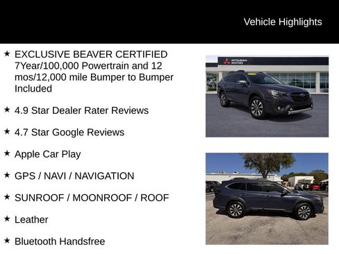 Used 2023 Subaru Outback Touring w/ Tech Package 3 AWD/4WD image 5