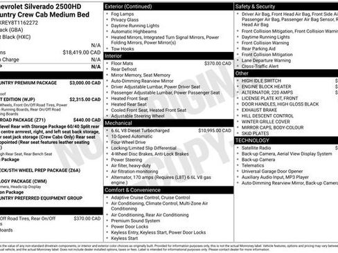 New 2026 Chevrolet Silverado 2500 High Country w/ High Country Premium Package image 37