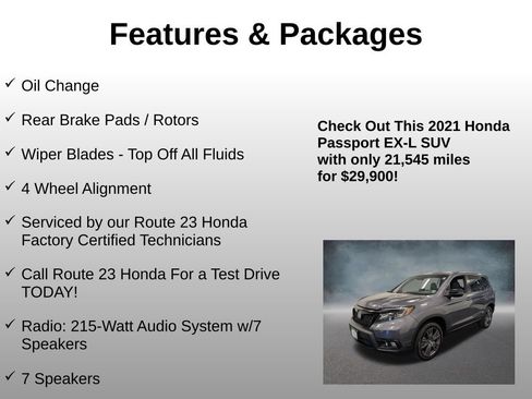 Certified 2021 Honda Passport EX-L image 4