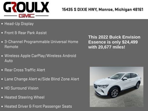 Used 2022 Buick Envision Essence w/ Technology Package I image 22