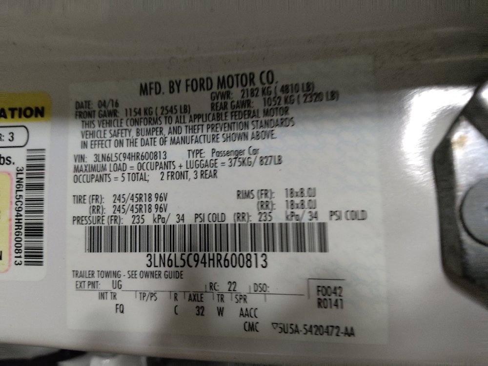 Used 2017 Lincoln MKZ Select w/ Technology Package FWD image 33