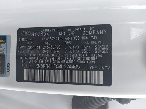 Used 2021 Hyundai Palisade SEL w/ Convenience Package FWD image 33