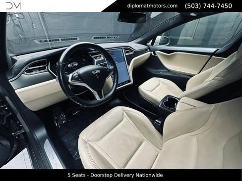 Used 2015 Tesla Model S 70D AWD/4WD image 16