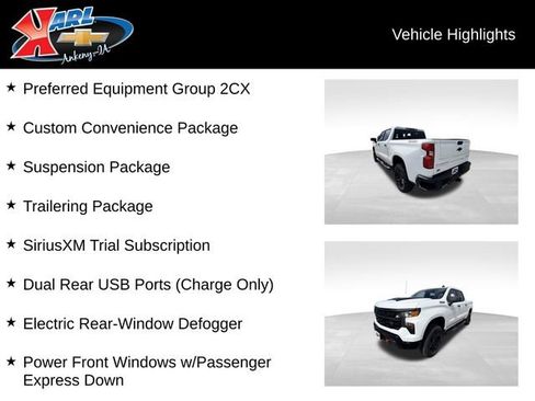 Certified 2025 Chevrolet Silverado 1500 Custom Trail Boss AWD/4WD image 2