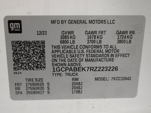 Used 2024 Chevrolet Silverado 1500 Custom RWD image 36