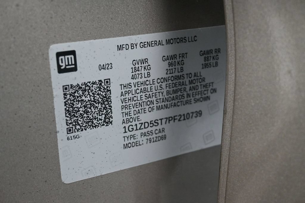 Certified 2023 Chevrolet Malibu LT FWD image 15