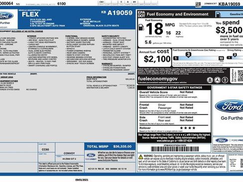 Used 2019 Ford Flex SEL image 3