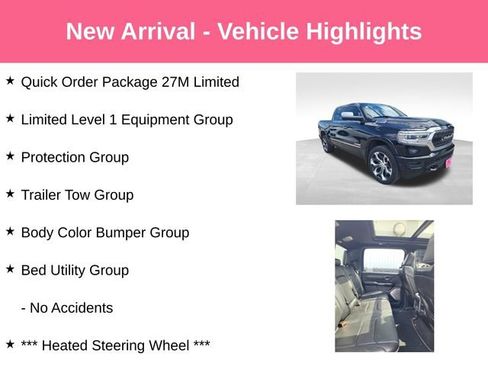 Used 2019 RAM 1500 Limited AWD/4WD image 2