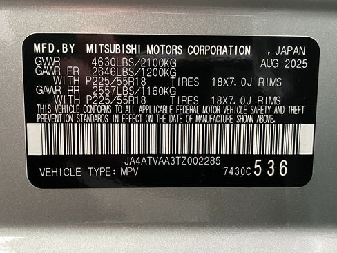 New 2026 Mitsubishi Eclipse Cross LE AWD/4WD image 29