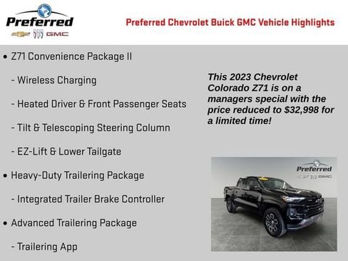 Used 2023 Chevrolet Colorado Z71 w/ Z71 Convenience Package 2 AWD/4WD image 4