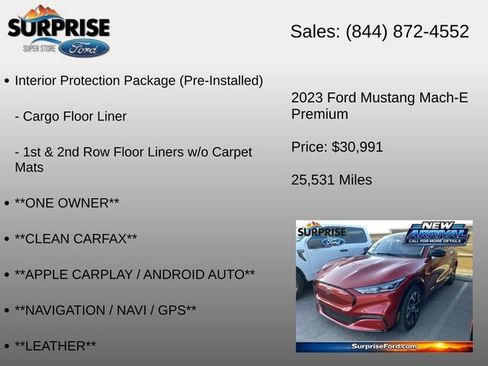 Used 2023 Ford Mustang Mach-E Premium RWD image 6