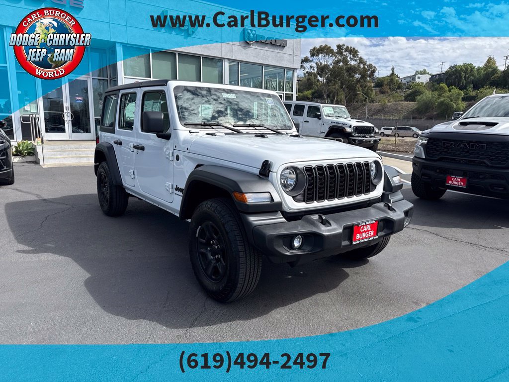Certified 2025 Jeep Wrangler Unlimited Sport AWD/4WD image 1