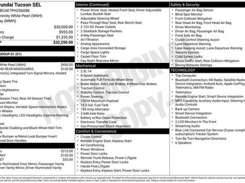 Used 2023 Hyundai Tucson SEL AWD/4WD image 12
