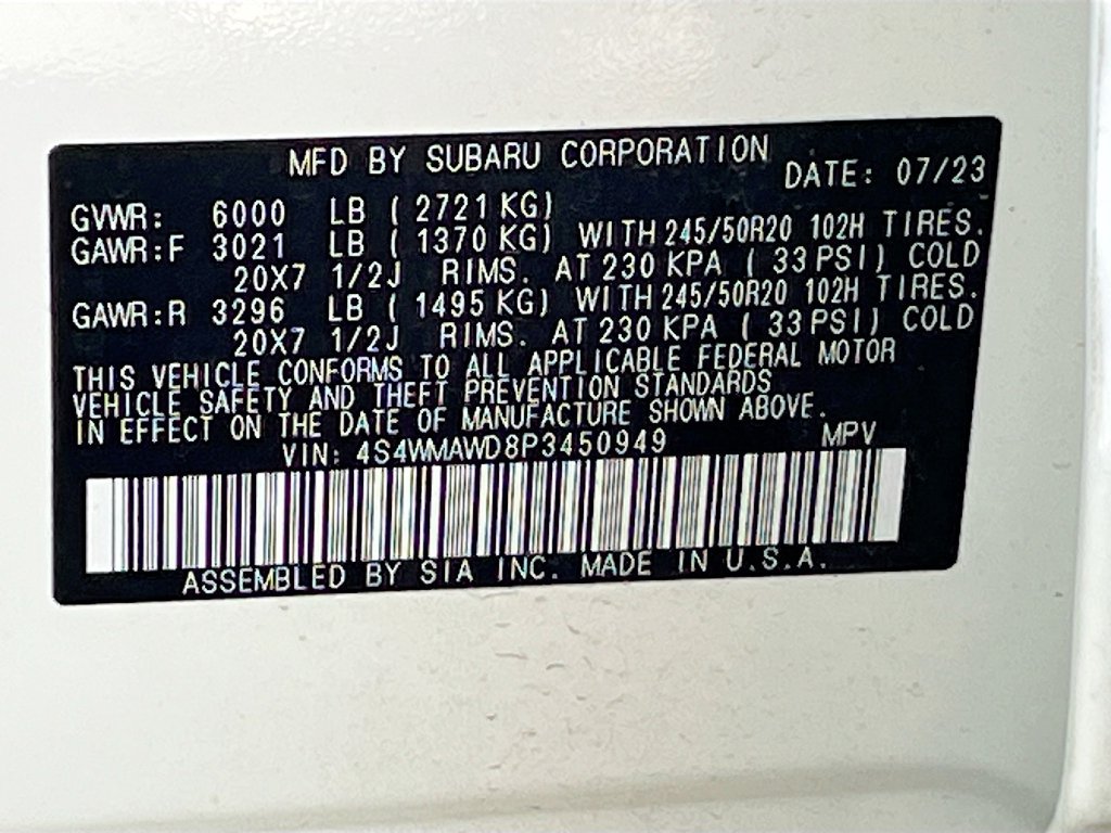 Used 2023 Subaru Ascent Touring AWD/4WD image 36
