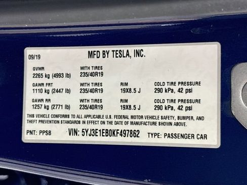Used 2019 Tesla Model 3 Long Range AWD/4WD image 31