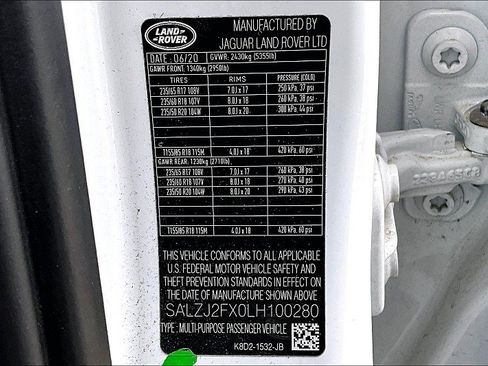 Used 2020 Land Rover Range Rover Evoque S image 25