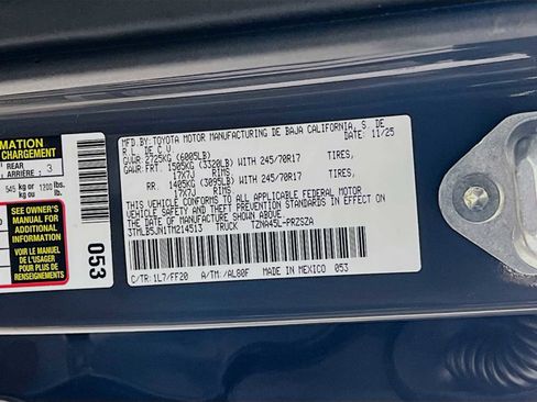 New 2026 Toyota Tacoma SR5 image 20