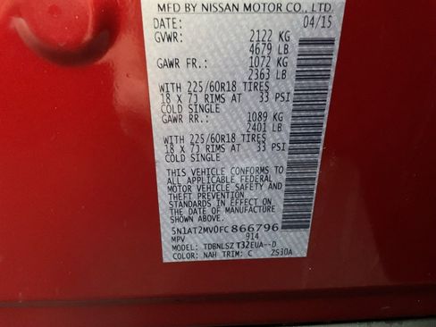 Used 2015 Nissan Rogue SL w/ SL Premium Package image 34